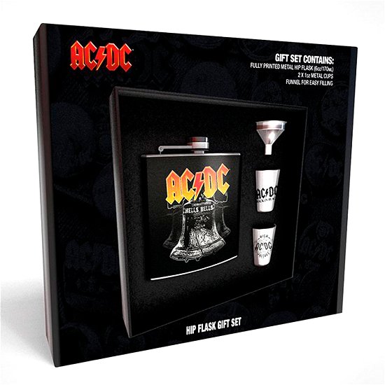 Cover for AC/DC · Hells Bells (Hip Flask. 2 Cups &amp; Funnel) (N/A) [Black edition] (2018)