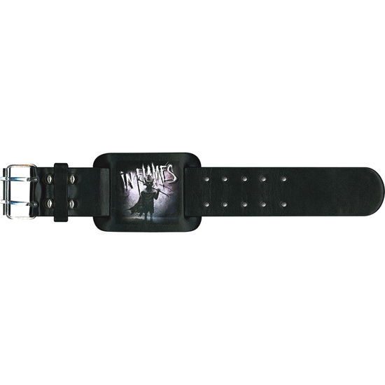 In Flames Leather Wrist Strap: The Mask - In Flames - Produtos - PHD - 5056365702269 - 23 de março de 2020