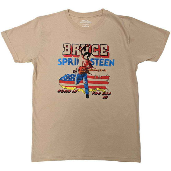 Bruce Springsteen Unisex T-Shirt: Born in The USA '85 - Bruce Springsteen - Merchandise -  - 5056561074269 - 