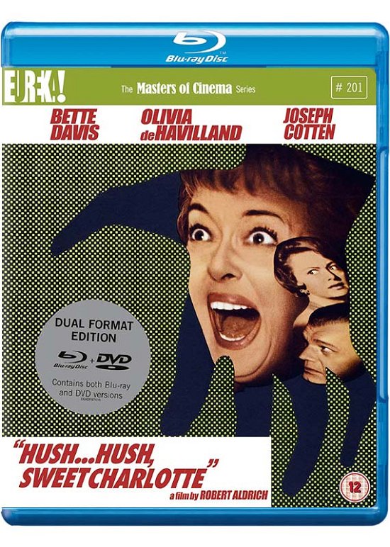 Cover for HUSH HUSH SWEET CHARLOTTE Masters of Cinema Bluray · Hush. Hush. Sweet Charlotte (Blu-ray) (2019)