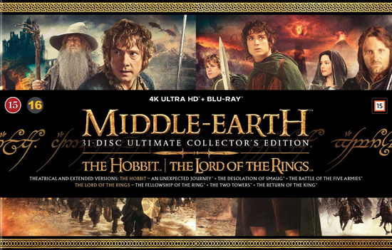 Middle-Earth Ultimate Collectors Edition - Lord of the Rings - Películas - SF - 7333018020269 - 15 de noviembre de 2021