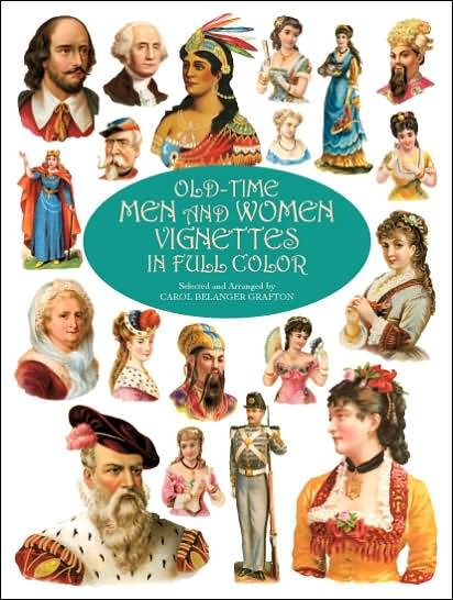 Cover for Carol Belanger Grafton · Old-time Men and Women Vignettes in Full Colour - Dover Pictorial Archive (Paperback Bog) (2001)