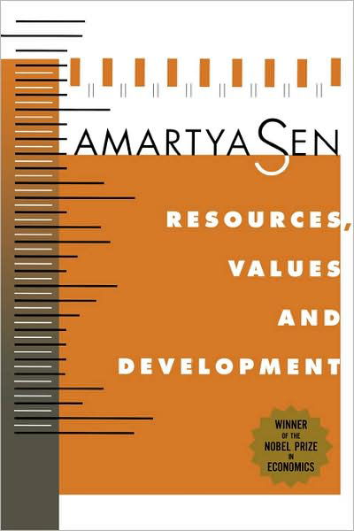 Cover for Sen, Amartya, FBA · Resources, Values, and Development: Expanded Edition (Pocketbok) [New edition] (1997)