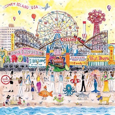 Cover for Michael Storrings · Michael Storrings Summer at the Amusement Park 500 Piece Puzzle (SPIEL) (2015)