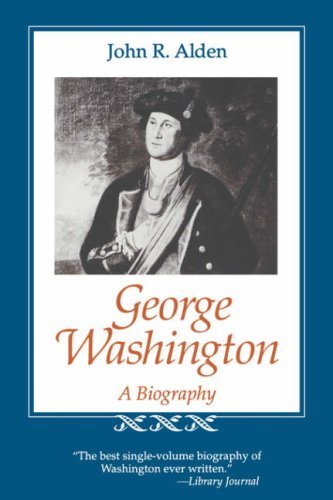 Cover for John Richard Alden · George Washington: A Biography - Southern Biography Series (Taschenbuch) (1996)