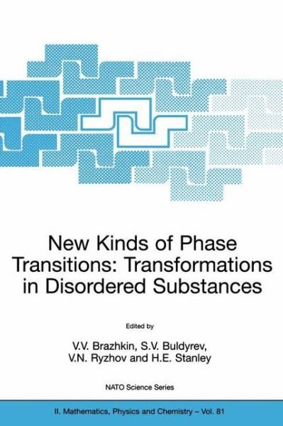 Cover for V V Brazhkin · New Kinds of Phase Transitions: Transformations in Disordered Substances - NATO Science Series II (Taschenbuch) [Softcover reprint of the original 1st ed. 2002 edition] (2002)
