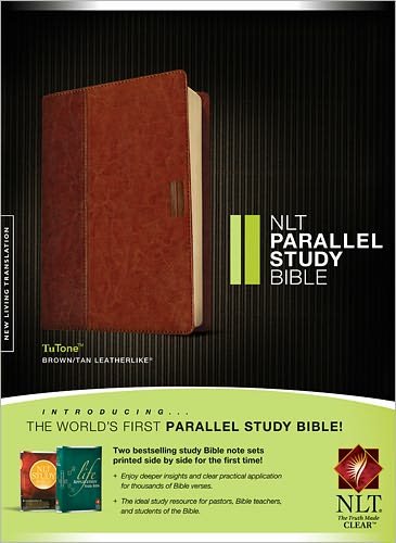 Cover for Tyndale House Publishers · Parallel Study Bible-nlt (Lederbuch) [Tan/Brown Imitation] (2011)