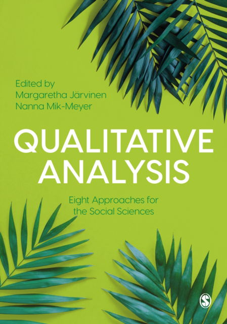 Cover for Margaretha J?rvinen · Qualitative Analysis: Eight Approaches for the Social Sciences (Hardcover Book) (2020)