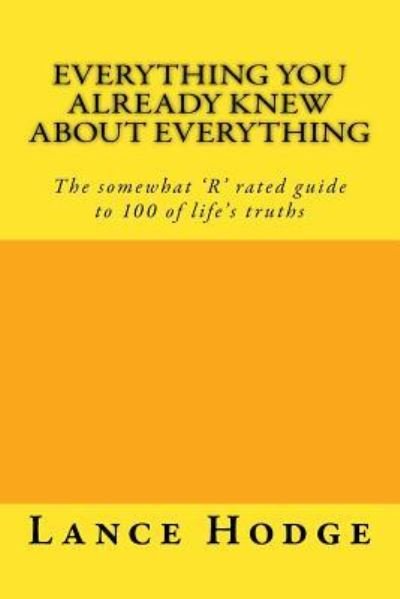 Cover for Lance Hodge · Everything you already knew about everything (Paperback Bog) (2016)