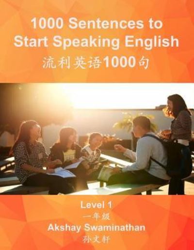 Cover for Akshay Swaminathan · 1000 Sentences to Start Speaking English (Paperback Book) (2017)