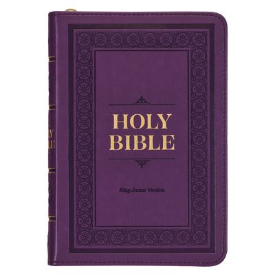 Cover for KJV Compact Purple Zippered Bible (Book) (2023)