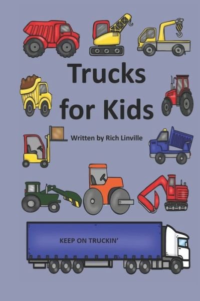 Cover for Rich Linville · Trucks for Kids (Pocketbok) (2019)