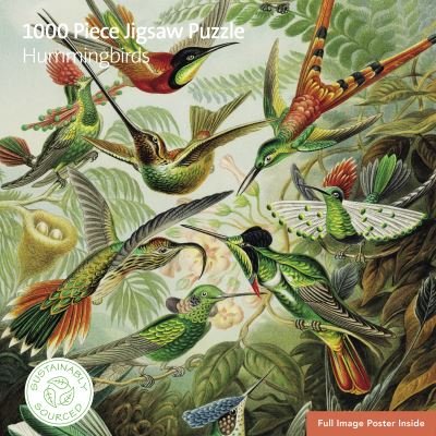 Adult Sustainable Jigsaw Puzzle V&A: Hummingbirds: 1000-pieces. Ethical, Sustainable, Earth-friendly - 1000-piece Sustainable Jigsaws -  - Board game - Flame Tree Publishing - 9781804176269 - July 25, 2023