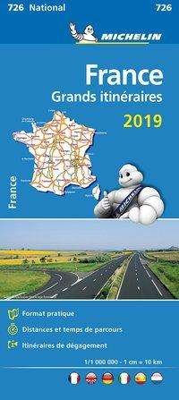 Cover for Michelin · Michelin National Maps: France Route Planning 2020, Michelin National Map 726 (Gebundenes Buch) (2020)