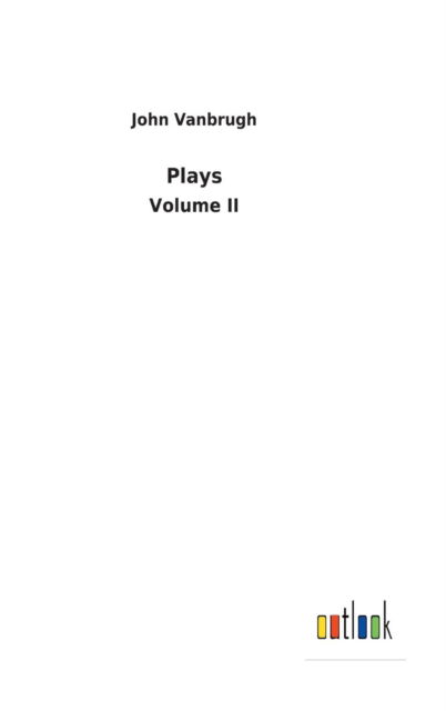 Cover for Vanbrugh · Plays (Book) (2018)