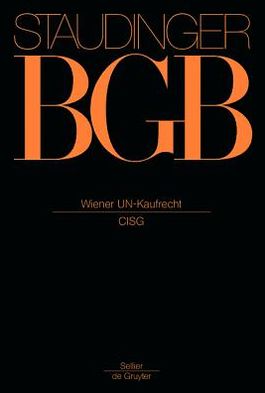 Cover for Staudinger · BGB.Wiener UN-Kaufrecht (Book) (2012)