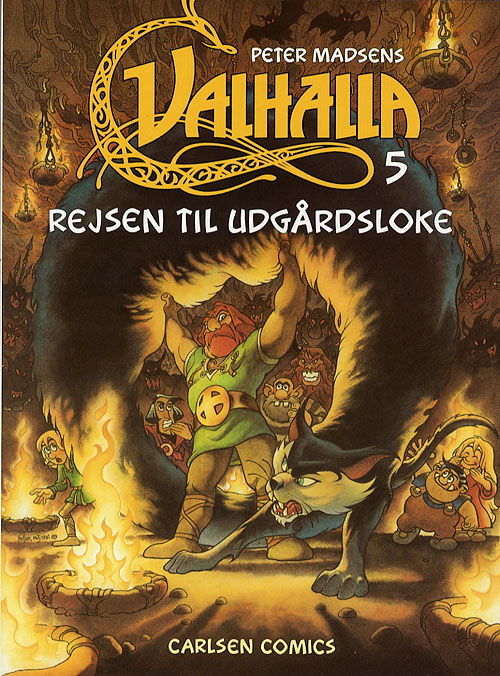 Cover for Henning Kure; Per  Vadmand; Per Vadmand; Hans Rancke-Madsen; Peter Madsen; Hans  Rancke-Madsen · Valhalla: Valhalla (5) - Rejsen til Udgårdsloke (Heftet bok) [1. utgave] (2006)