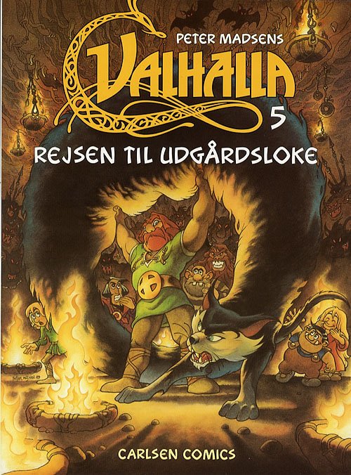 Cover for Henning Kure; Per  Vadmand; Per Vadmand; Hans Rancke-Madsen; Peter Madsen; Hans  Rancke-Madsen · Valhalla: Valhalla (5) - Rejsen til Udgårdsloke (Hæftet bog) [1. udgave] (2006)
