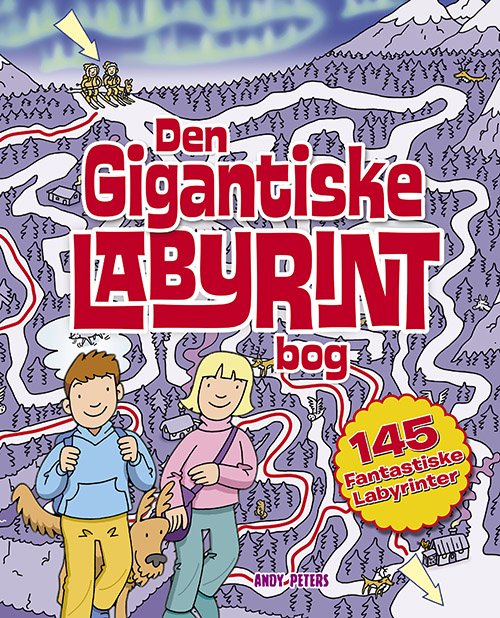 Cover for Andy Peters · Den store opgavebog: Den gigantiske labyrintbog (Indbundet Bog) [2. udgave] (2021)