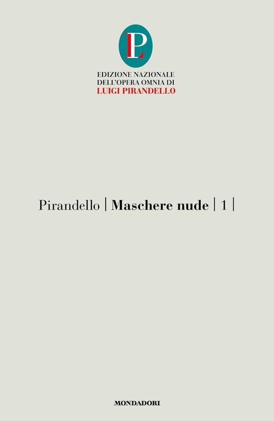 Cover for Luigi Pirandello · Maschere Nude #01 (Book)