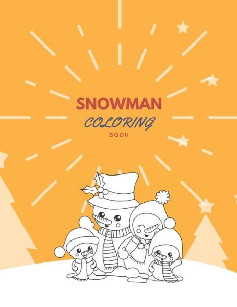 Cover for Kitdanai Viriyachaipong · Snowman Coloring Book (Pocketbok) (2020)