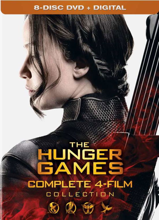 Cover for Hunger Games: Complete 4 Film Collection (DVD) (2023)