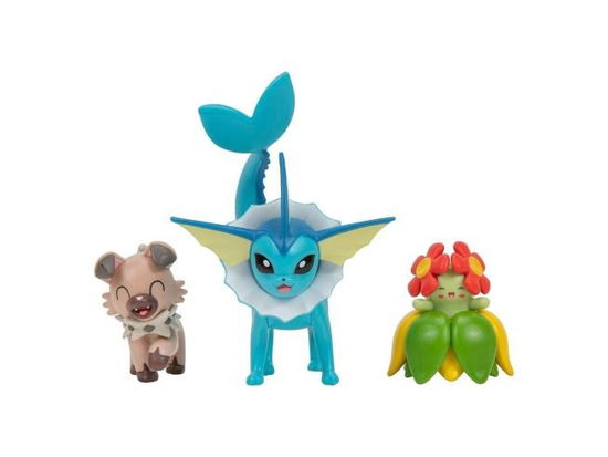 Pokémon Battle Figure Set Figuren 3er-Pack Wuffels - Jazwares - Gadżety -  - 0191726481270 - 29 grudnia 2023