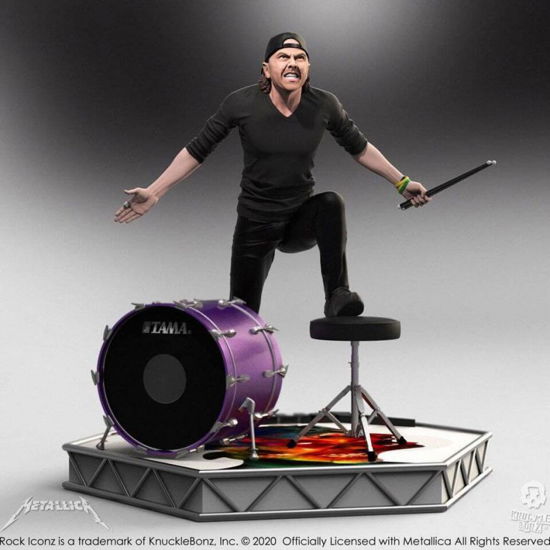 Metallica Hardwired To Self Destruct Lars Rock Iconz Statue - Metallica - Merchandise - KNUCKLE BONZ - 0655646625270 - February 1, 2021