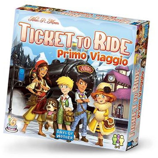Cover for Asmodee: Ticket to Ride: Primo Viaggio (MERCH)