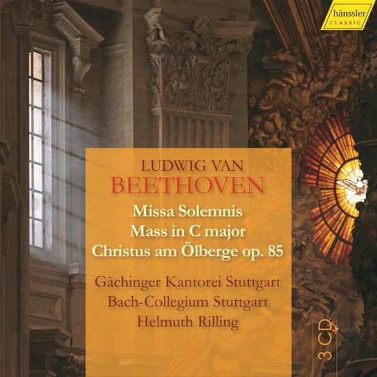 Missa Solemnis / Mass C Major - Beethoven / Gachinger Kantorei Stuttgart / Rilling - Música - HANSSLER - 0881488200270 - 17 de abril de 2020