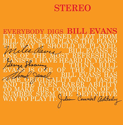 Everybody Digs Bill Evans - Bill Evans - Musiikki - DOL - 0889397557270 - perjantai 17. heinäkuuta 2015