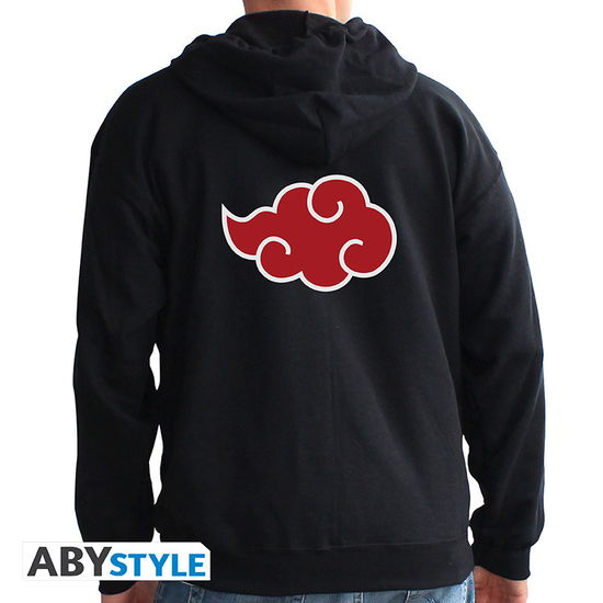 NARUTO SHIPPUDEN - Hoodie - Akatsuki man black - Naruto - Produtos - ABYstyle - 3665361085270 - 