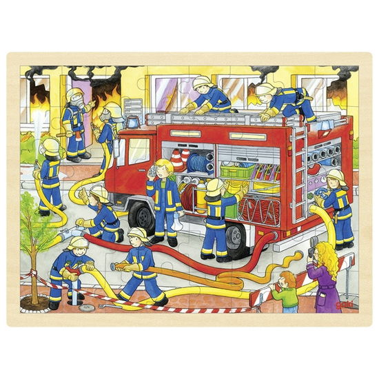 Cover for Houten Legpuzzel · Brandweer 48st. (Toys)