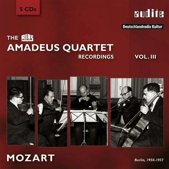 Cover for Mozart / Geuser / Rias Amadeus Qrt · Rias Amadeus Qrt Recordings Iii-mozart Str Qrts (CD) (2014)