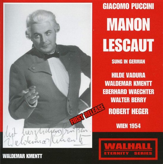Cover for Kmentt · Manon Lescaut (CD) (2005)