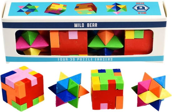 Cover for 3D puzzle erasers (set of 4) - Wild Bear (MERCH) (2023)