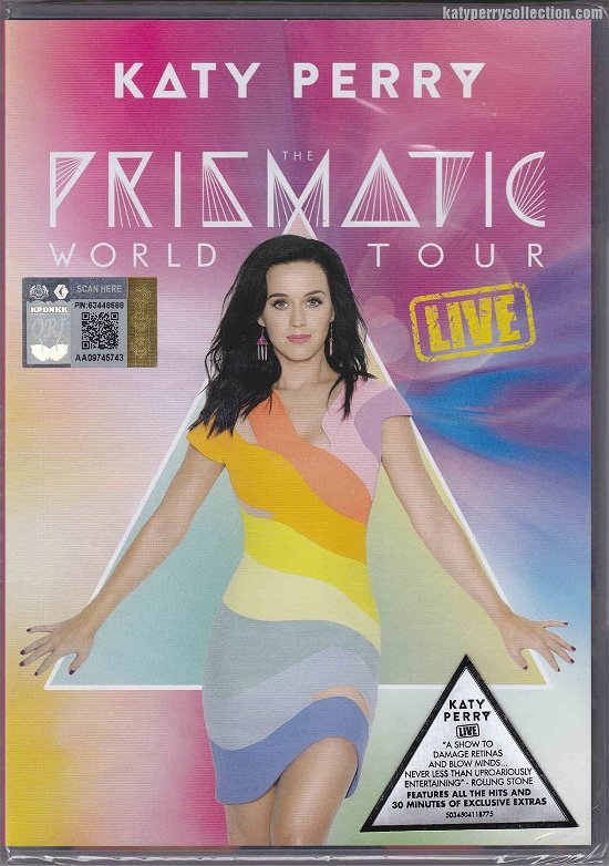 Cover for Katy Perry · Katy Perry-Prismatic World Tour-Live (MDVD) (2018)