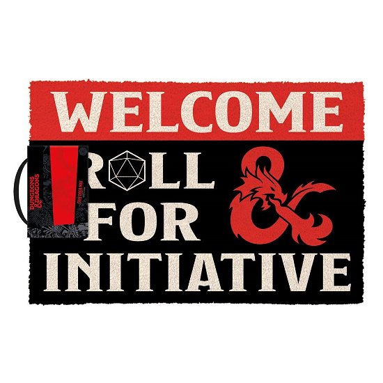 Dungeons & Dragons Roll For Intiative Door Mat - Dungeons & Dragons - Merchandise - PYRAMID - 5050293865270 - 