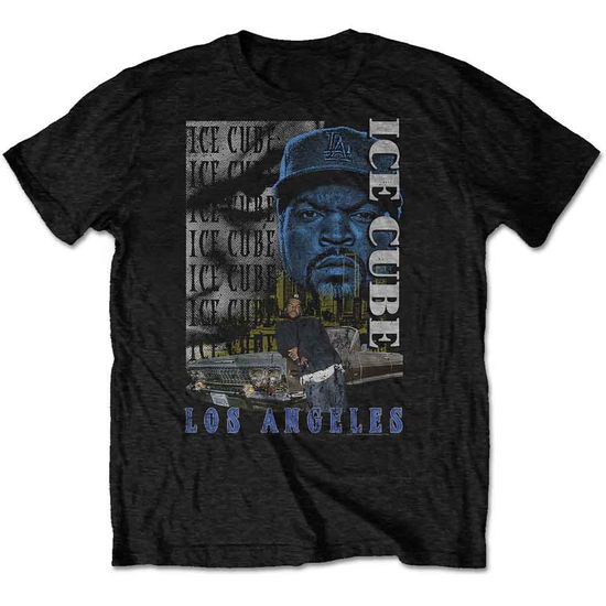 Cover for Ice Cube · Ice Cube Unisex T-Shirt: Los Angeles (Black) (T-shirt) [size S] [Black - Unisex edition] (2019)