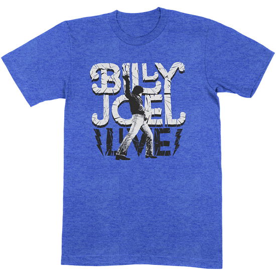 Cover for Billy Joel · Billy Joel Unisex T-Shirt: Glass Houses Live (Blue) (T-shirt) [size XL] [Blue - Unisex edition] (2021)