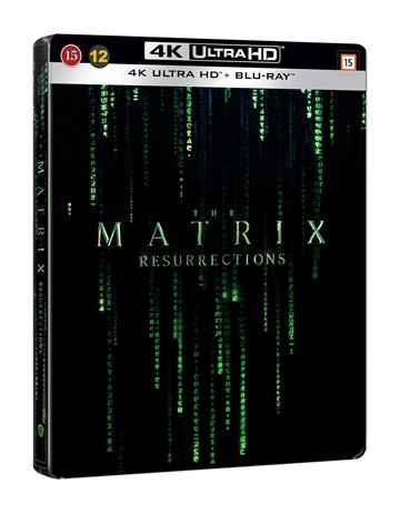 Cover for The Matrix Resurrections (4K UHD + Blu-ray) [Steelbook edition] (2022)