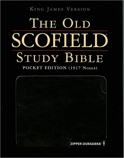 Cover for C I Scofield · The Old Scofield (R) Study Bible, KJV, Pocket Edition, Zipper Duradera Black (Leather Book) [Pocket edition] [Black Bonded] (2006)