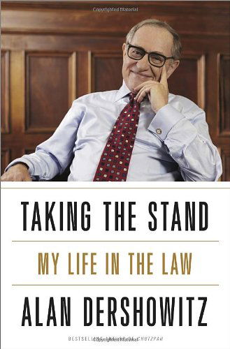 Cover for Dershowitz · Taking The Stand (Book) (2013)