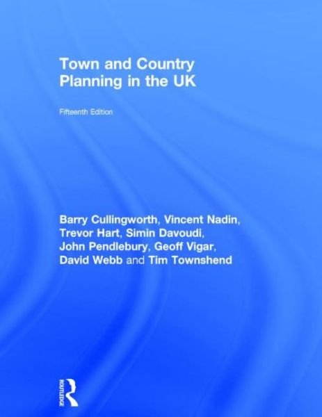 Cover for Simin Davoudi · Town and Country Planning in the UK (Gebundenes Buch) (2014)
