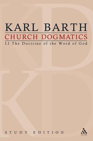Cover for Karl Barth · Church Dogmatics Study Edition 2: The Doctrine of the Word of God I.1 A§ 8-12 - Church Dogmatics (Paperback Bog) [Study edition] (2010)