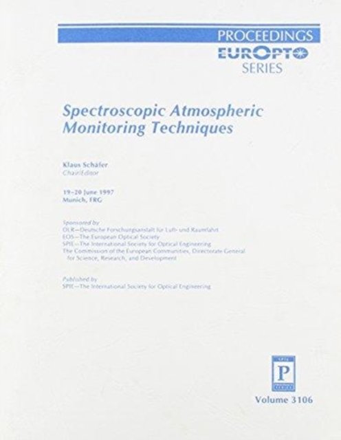 Cover for Schaefer · Spectroscopic Atmospheric Monitoring Techniques (Taschenbuch) (2006)