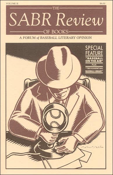 Cover for Society for American Baseball Research (SABR) · The SABR Review of Books, Volume 2: A Forum of Baseball Literary Opinion (Paperback Book) (1987)