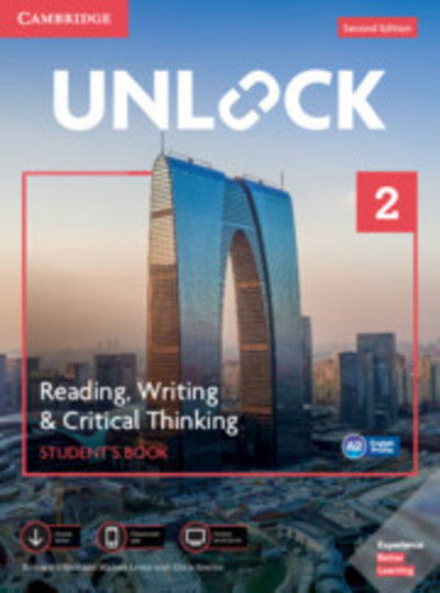 Cover for Richard O'Neill · Unlock Level 2 Reading, Writing, &amp; Critical Thinking Student's Book, Mob App and Online Workbook w/ Downloadable Video - Unlock (Book) [2 Revised edition] (2018)