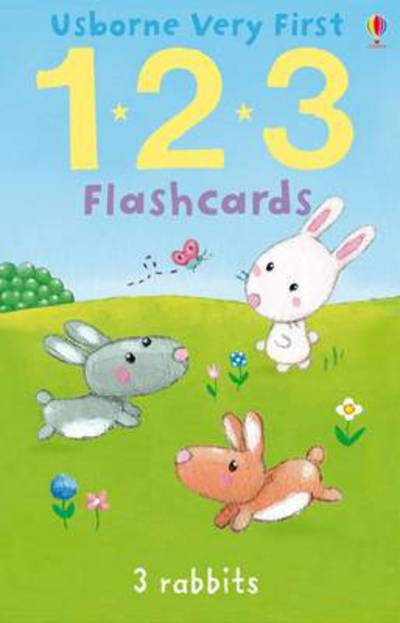 123 Flashcards - Very First - Felicity Brooks - Książki - Usborne Publishing Ltd - 9781409535270 - 1 czerwca 2012