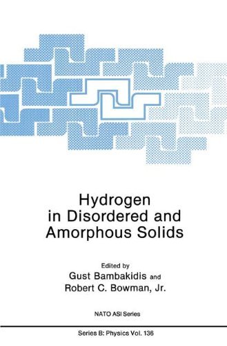 Cover for Gust Bambakidis Jr. · Hydrogen in Disordered and Amorphous Solids - NATO Science Series B: (Paperback Bog) [Softcover reprint of the original 1st ed. 1986 edition] (2013)